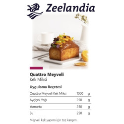 Zee Quattro Meyveli Kek Miksi 10 kg