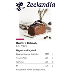 Zee Quattro Kakaolu Kek Miksi 10 kg