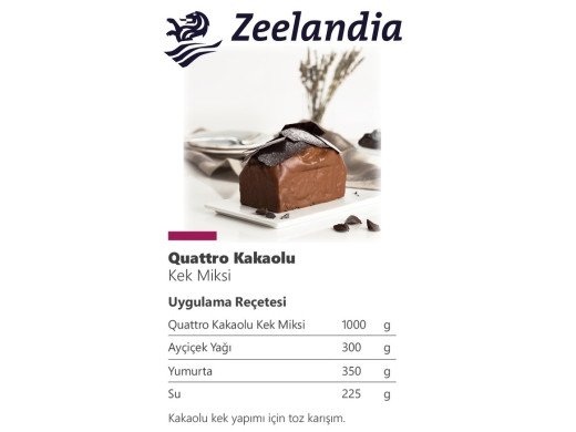 Zee Quattro Kakaolu Kek Miksi 10 kg