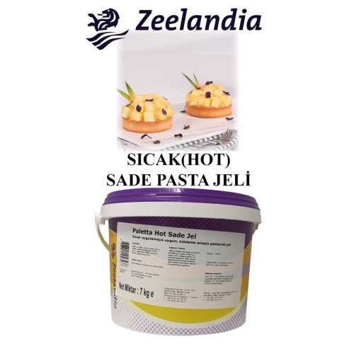 Zee-Paletta Sıcak(Hot) Sade Pasta Jöle 7 kg