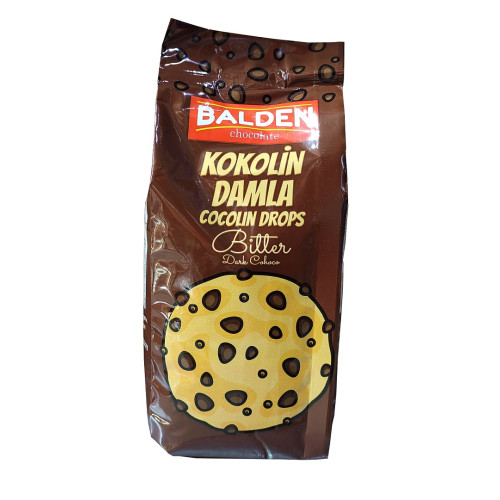 Balden Bitter Kokolin Damla Çikolata 1 kg