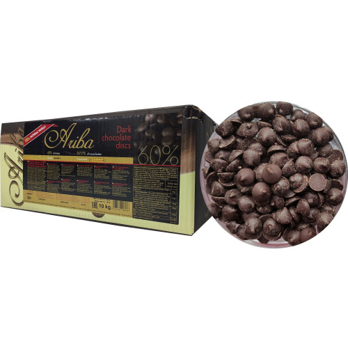 Ariba %60 Bitter Dıscs Pul Çikolata 10 kg
