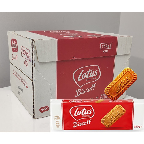 LOTUS BİSCOFF BİSKÜVİ [ 250 gr x 10 Adet ]