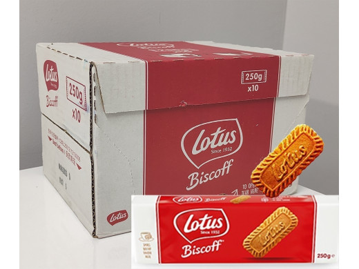 LOTUS BİSCOFF BİSKÜVİ [ 250 gr x 10 Adet ]