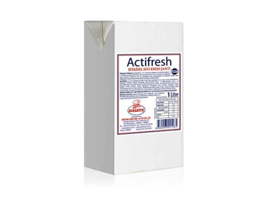 OVALETTE ACTİFRESH ŞEKERLİ SIVI ŞANTİ  [ 1 LT*12 ]