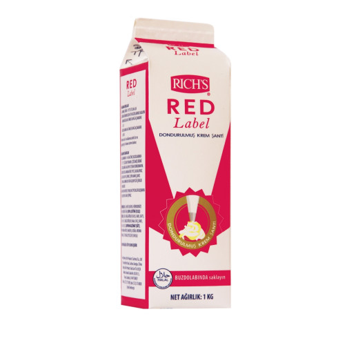 Rich Red Label Bitkisel Şanti 1 kg 12 Adet