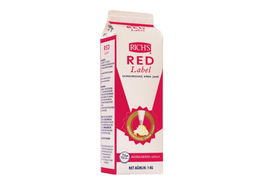 Rich Red Label Bitkisel Şanti 1 kg 12 Adet
