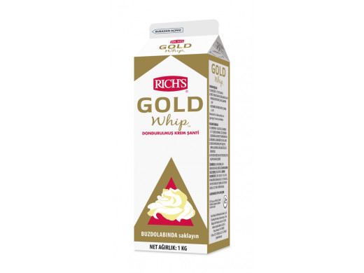 Rich Gold Whip Bitkisel Şanti 1 kg 12 Adet