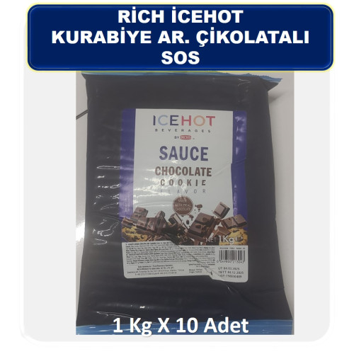 Rich İcehot Kurabiye Ar.Çikolatalı Sos 1 kg 10Ad