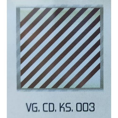 Kor.Dekor Kare-Çapraz Çizgili 288 Adet Ks.003