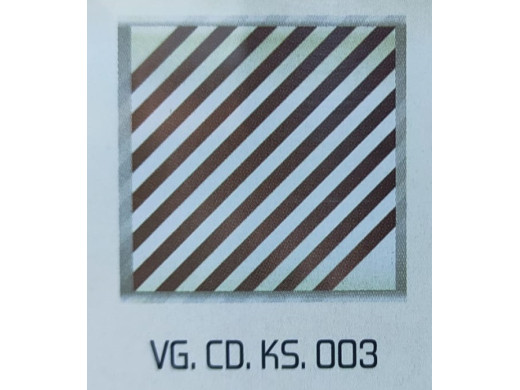 Kor.Dekor Kare-Çapraz Çizgili 288 Adet Ks.003