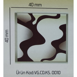 Kor.Dekor Kare Dalgalı 288 Adet Ks.010