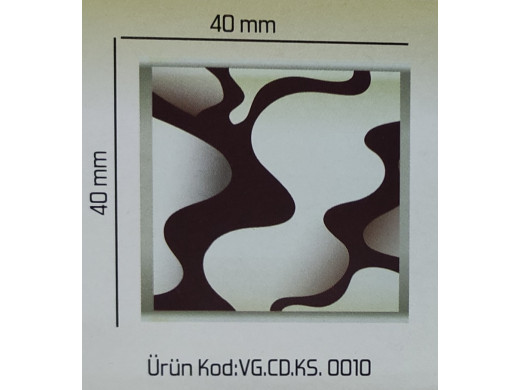 Kor.Dekor Kare Dalgalı 288 Adet Ks.010