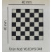 Kor.Dekor Kare Dama Desenli 288 Adet Ks.049