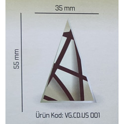 Kor.Dekor Üçgen Desenli 384 Adet Us.001