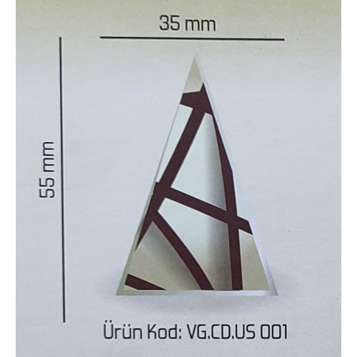 Kor.Dekor Üçgen Desenli 384 Adet Us.001