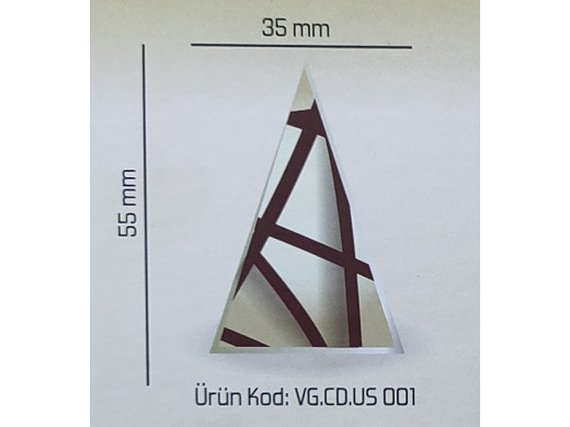 Kor.Dekor Üçgen Desenli 384 Adet Us.001