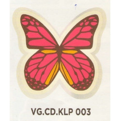 Kor.Dekor Kelebek Pembe 288 Ad Klb.003
