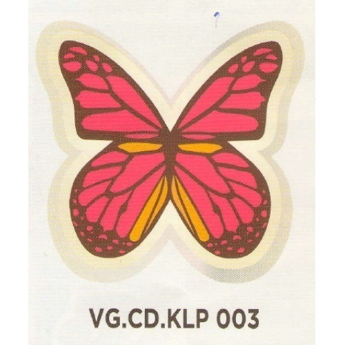 Kor.Dekor Kelebek Pembe 288 Ad Klb.003