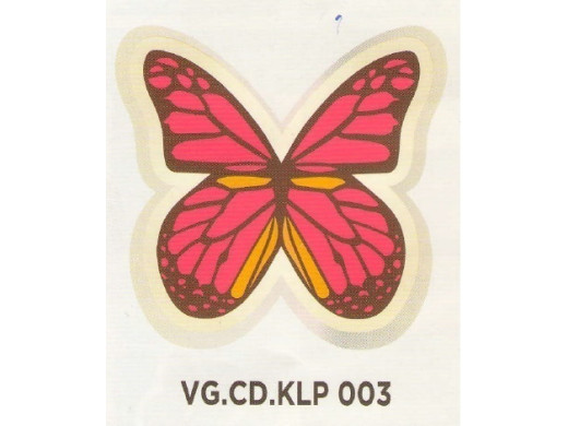 Kor.Dekor Kelebek Pembe 288 Ad Klb.003