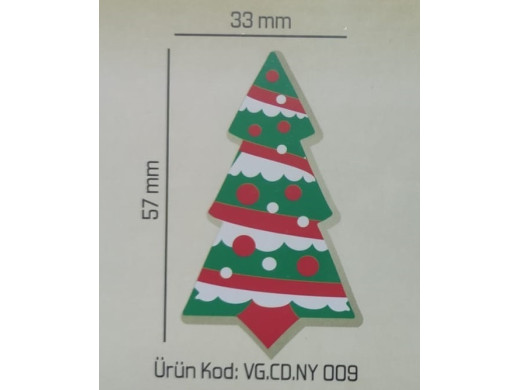 Kor.Dekor Karlı Çam Ağacı 320 Ad Ny.009