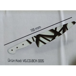 Kor.Dekor Bıçak Beyaz 160 Adet Bck.005
