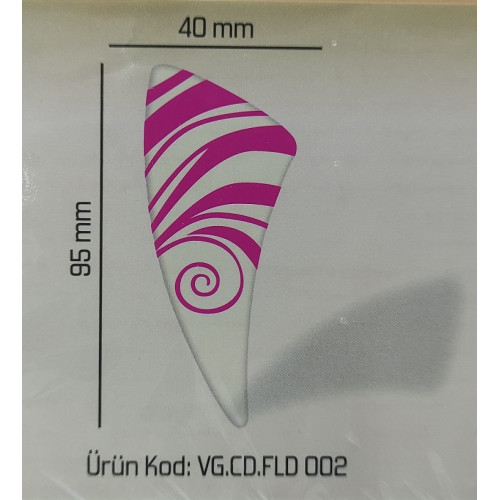 Kor.Dekor Fildişi Beyaz Siyah 160 Ad Fld.001