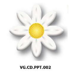 Kor.Dekor Papatya Beyaz 288 Adet Ppt.002