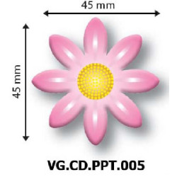 Kor.Dekor Papatya Pembe 288 Adet Ppt.005