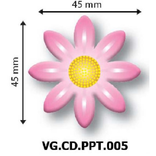 Kor.Dekor Papatya Pembe 288 Adet Ppt.005