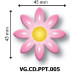 Kor.Dekor Papatya Pembe 288 Adet Ppt.005