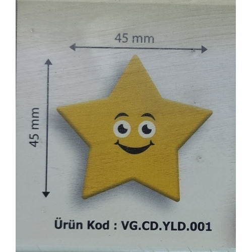 Kor.Dekor Yıldız Emoji 240 Ad Yld.001