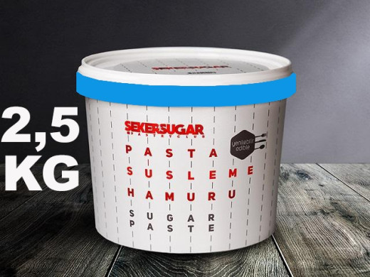 Şeker&Sugar Şeker Hamuru Mavi 2,5 kg