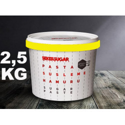 Şeker&Sugar Şeker Hamuru Sarı 2,5 kg
