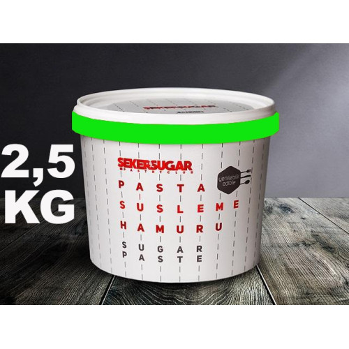 Şeker&Sugar Şeker Hamuru Yeşil 2,5 kg