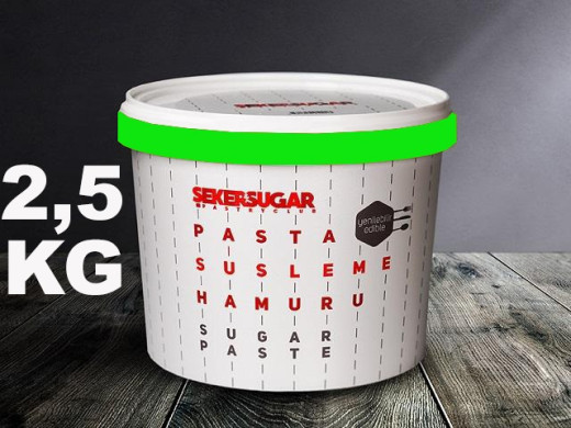 Şeker&Sugar Şeker Hamuru Yeşil 2,5 kg