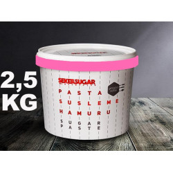 Şeker&Sugar Şeker Hamuru Pembe 2,5 kg