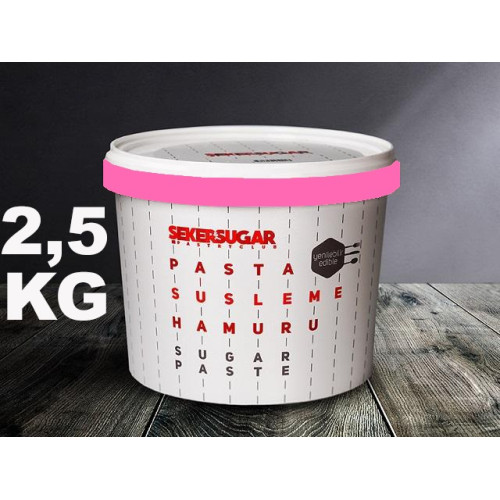 Şeker&Sugar Şeker Hamuru Pembe 2,5 kg
