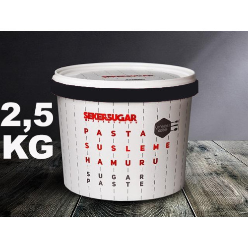 Şeker&Sugar Şeker Hamuru Siyah 2,5 kg