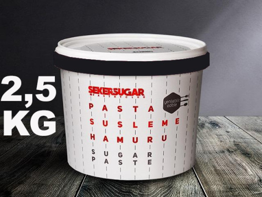 Şeker&Sugar Şeker Hamuru Siyah 2,5 kg