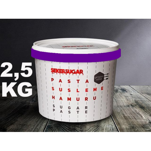 Şeker&Sugar Şeker Hamuru Mor 2,5 kg