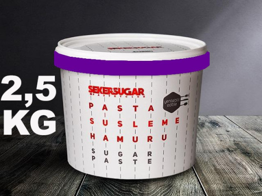 Şeker&Sugar Şeker Hamuru Mor 2,5 kg