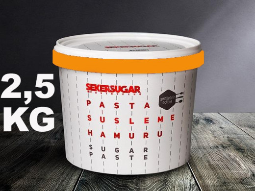 Şeker&Sugar Şeker Hamuru Oranj 2,5 kg