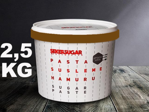 Şeker&Sugar Şeker Hamuru Kahverengi 2,5 kg