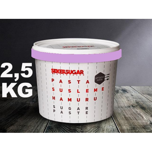 Şeker&Sugar Şeker Hamuru Lila 2,5 kg
