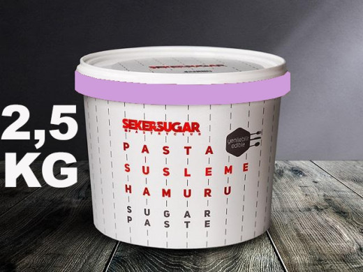 Şeker&Sugar Şeker Hamuru Lila 2,5 kg