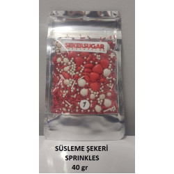 Ş&S Süsleme Şekeri Sprınkles 40 gr