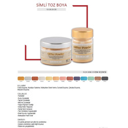 Ş&S Sim Toz Boya Glitter Powder Altın 10 gr