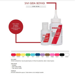 Ş&S Yenilebilir Sıvı Gıda Boyası-Turuncu 150 ml