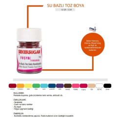 Ş&S Su Bazlı Toz Boya Yeşil 10 gr
